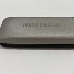 Harley-Davidson Gray and Black Hard Sunglasses Case